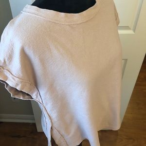 Anthropologie 9-Hi5 STCL blush pink top w/ shimmer
